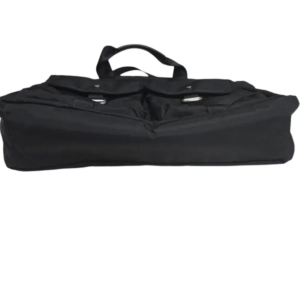 Tumi Tech Essential Gear Travel Briefcase‎ Bag Black Adjustable Strap Business